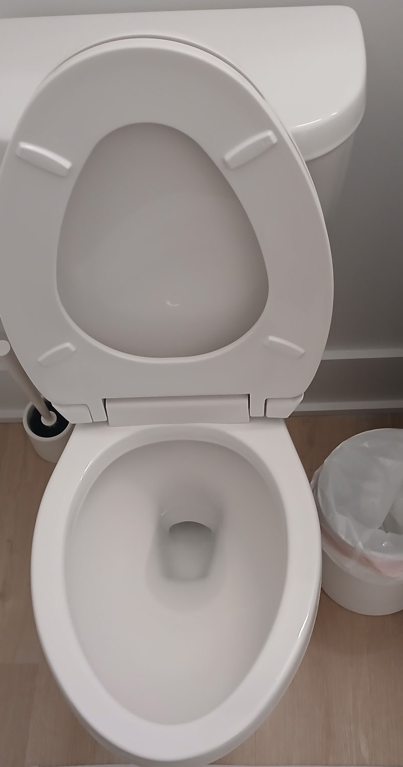 Bathroom after clean